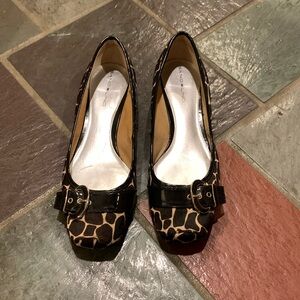 Calf hair flats